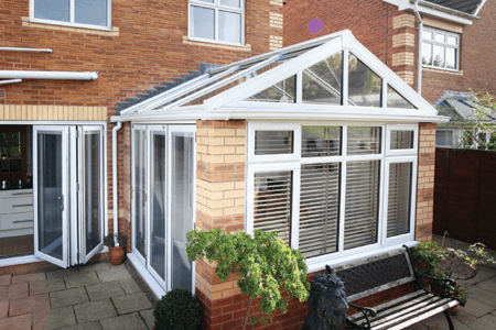 white gable conservatory