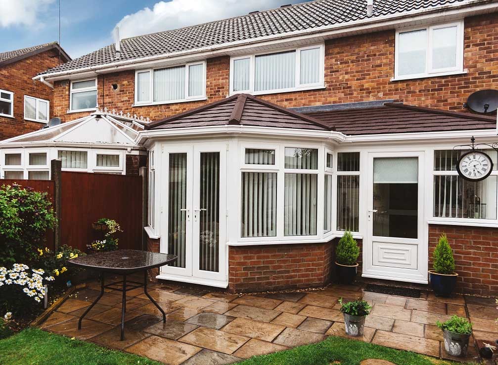 small tiled roof conservatory